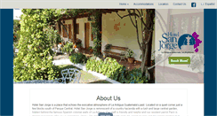 Desktop Screenshot of hotelsanjorgeantigua.com